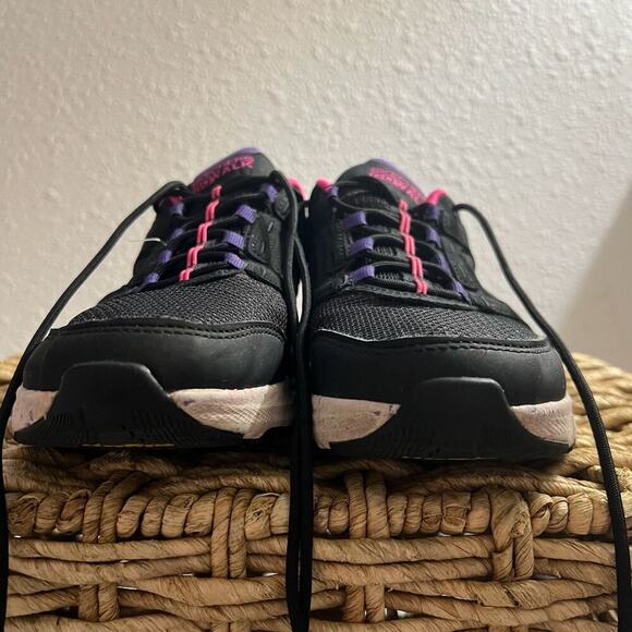 Skechers, Women's Size 7.5, Black and pink, Go Walk Ultra Go, Air Cooled - Picture 3 of 16